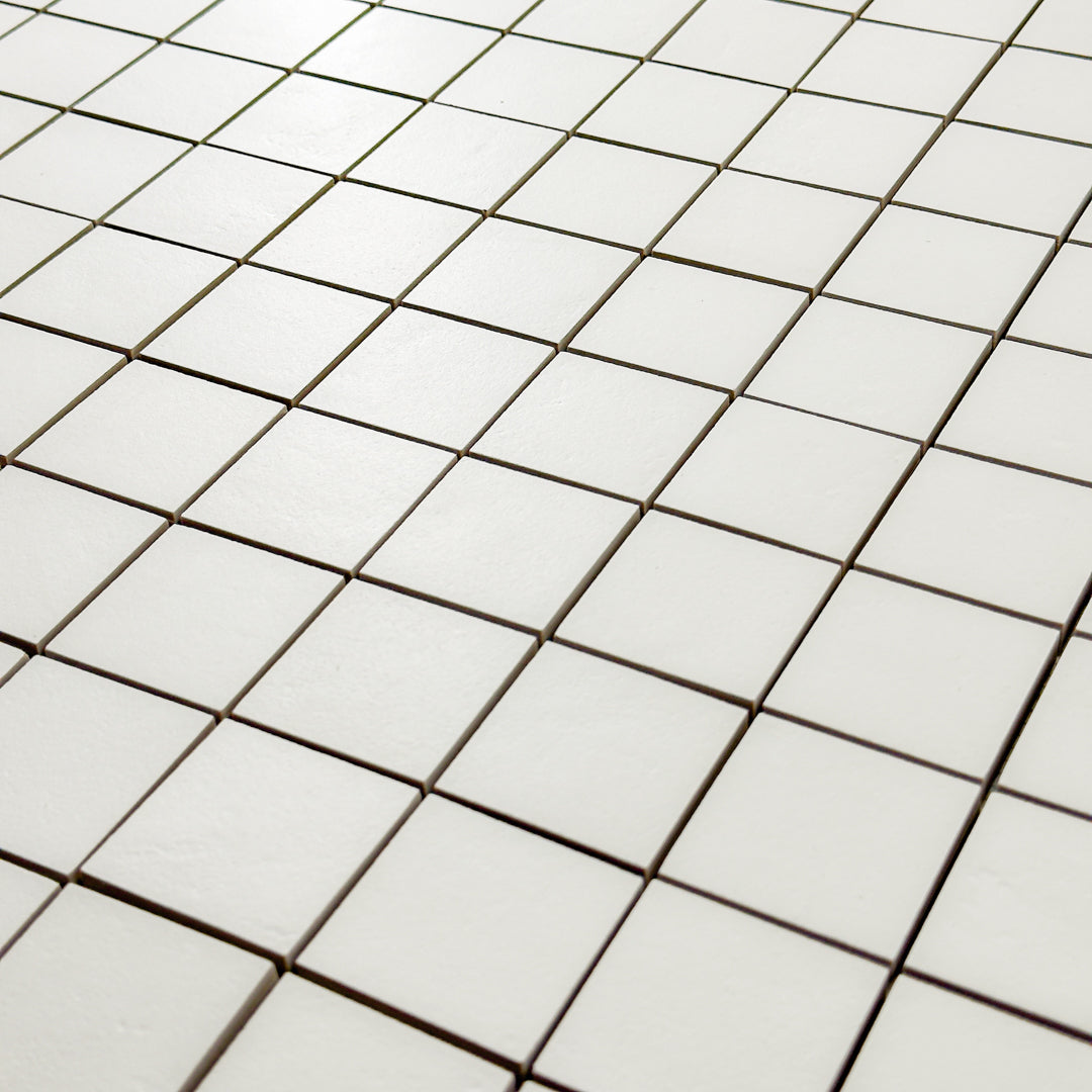 Checkmate White Mosaic (2" X 2")