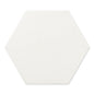 Checkmate White Hexagon (10" X 9") - Sample