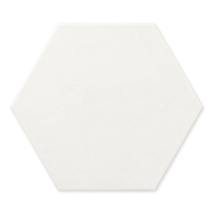 Checkmate White Hexagon (10" X 9")