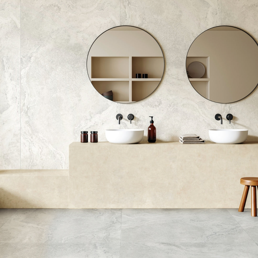 Travertine Milk (24" x 48")