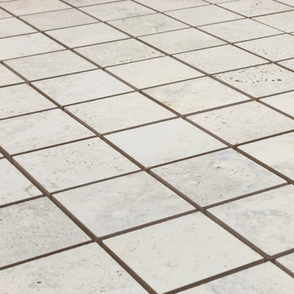 Travertine Milk Mosaic (2" X 2")