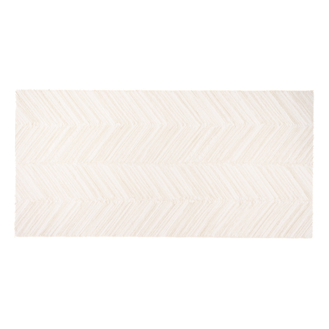 Solenne White Structured (12" x 24")
